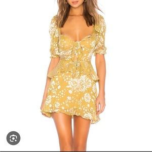 NWT For Love & Lemons Cosmo Mini Dress